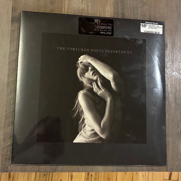 Taylor Swift TTPD Black Dog Variant Vinyl - NWT - Picture 2 of 3